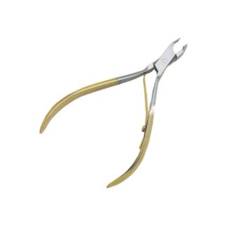 Cuticle Nipper (Economy Line) EN#106 Lap Joint S/S 1/2 Jaw Gold 4"