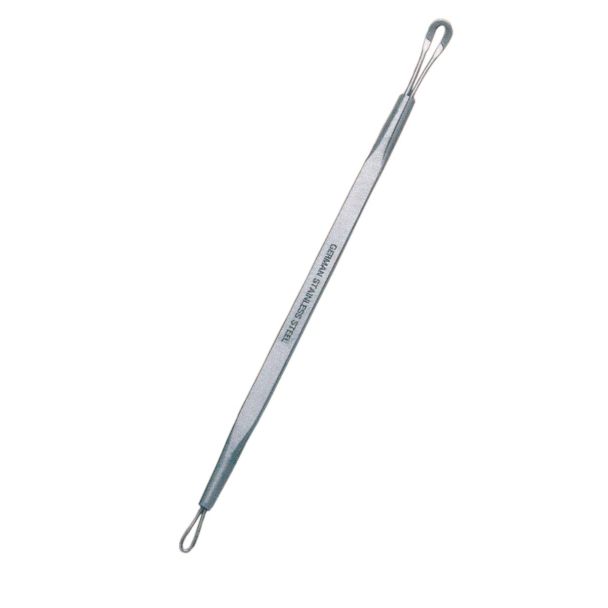 SKIN CARE COMMODONE EXTRACTORS CE # 804 SKIN CARE TOOL WITH WIRED LOOPS ROUNDED HANDLE, 4.0"