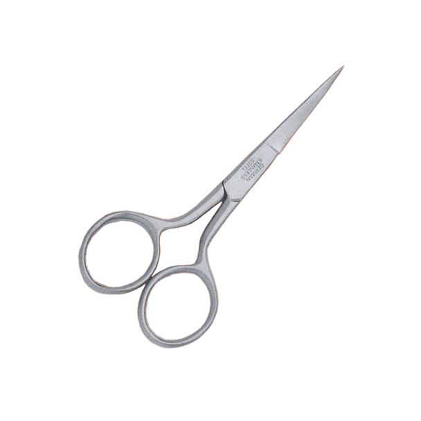 SMALL SCISSORS SS # 902 MOUSTACHE SCISSOR STR' SILVER 4.0*
